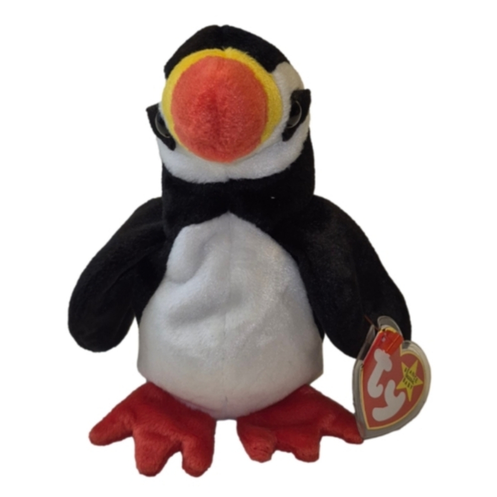 97 Ty Beanie Baby Puffer The Penguin Plush Vintage 1997